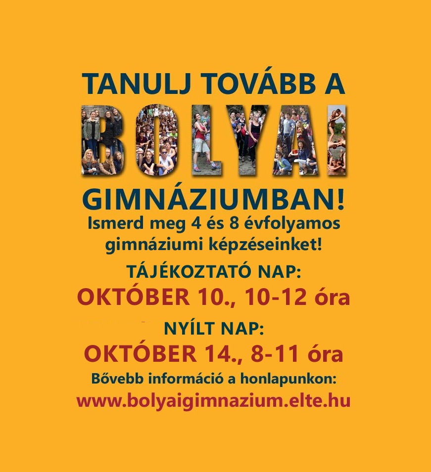 Beiskolázási tájékoztató